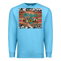 Ocean Blue blessed mom Premium Sweatshirt - Artiststas