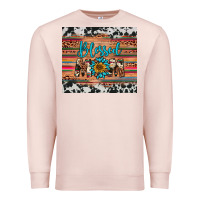 Pale Pink blessed mom Premium Sweatshirt - Artiststas