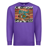 Purple blessed mom Premium Sweatshirt - Artiststas