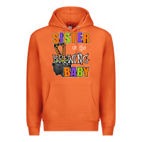 Sister Of Brewing Baby Halloween Theme Baby Shower Spooky T Shirt Premium Hoodie | Teevron