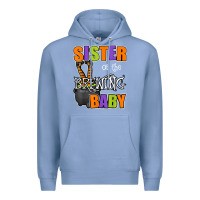Colony Blue sister of brewing baby halloween theme baby shower spooky t shirt Premium Hoodie - minhPixels