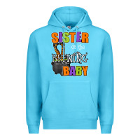 Ocean Blue sister of brewing baby halloween theme baby shower spooky t shirt Premium Hoodie - minhPixels
