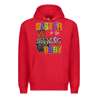 Red sister of brewing baby halloween theme baby shower spooky t shirt Premium Hoodie - minhPixels