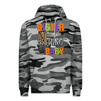 Slate Camo sister of brewing baby halloween theme baby shower spooky t shirt Premium Hoodie - minhPixels