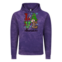 Cloud Purple love nurse life christmas Vintage Hoodie - CowGirlArtShop