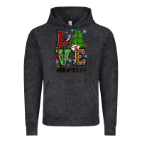 Vintage Black love nurse life christmas Vintage Hoodie - CowGirlArtShop
