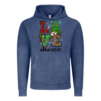 Vintage Denim love nurse life christmas Vintage Hoodie - CowGirlArtShop