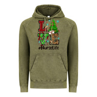 Vintage Olive love nurse life christmas Vintage Hoodie - CowGirlArtShop