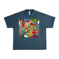 Midnight Navy teacher autism Urban Heavy Tee - CowGirlArtShop