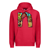 Cardinal farm life alphabet lowercase letters n Premium Hoodie - BundleAndBundleShop