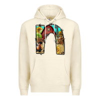 Sandshell farm life alphabet lowercase letters n Premium Hoodie - BundleAndBundleShop