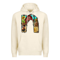 Tofu farm life alphabet lowercase letters n Premium Hoodie - BundleAndBundleShop