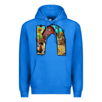 True Royal farm life alphabet lowercase letters n Premium Hoodie - BundleAndBundleShop