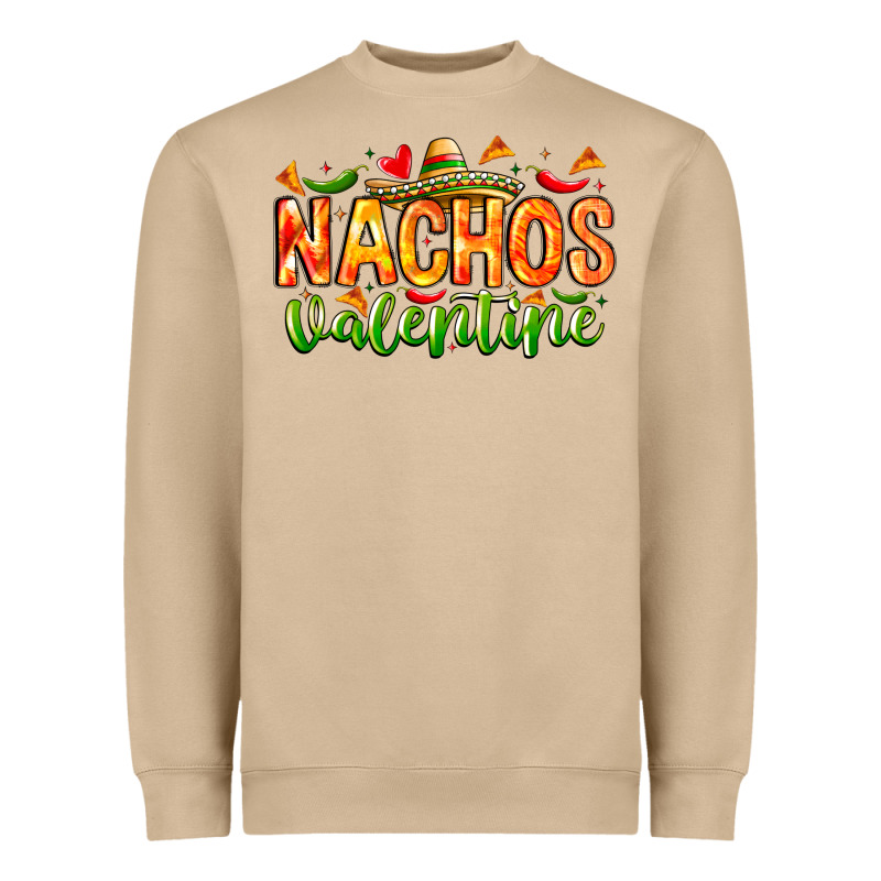 Nachos Valentine Heavyweight Sweatshirt by CowhideDigitalArt | Teevron