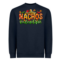 Navy Nachos Valentine Heavyweight Sweatshirt - CowhideDigitalArt