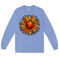 Colony Blue Basketball Sunflower Long Sleeve Tee - Jasminsmagicworld