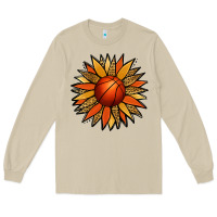 Basketball Sunflower Long Sleeve Tee | Teevron