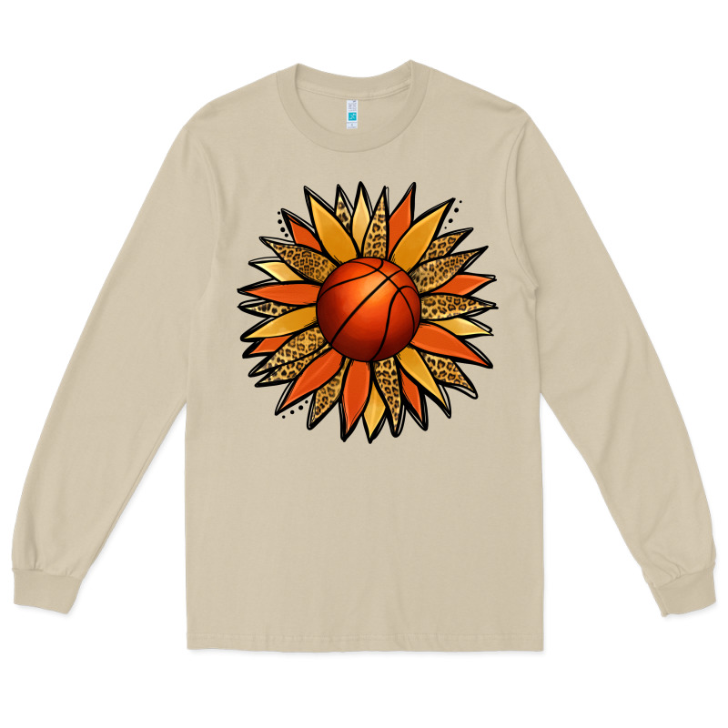 Basketball Sunflower Long Sleeve Tee by Jasminsmagicworld | Teevron