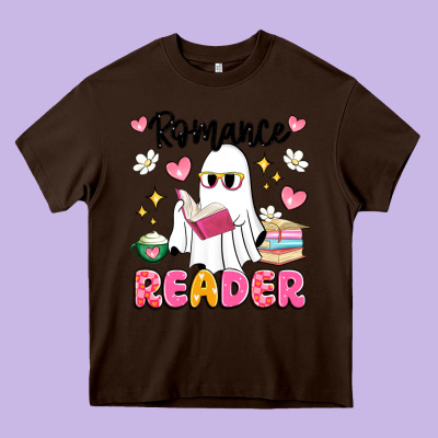 Romance Reader Heavy Core Tee Designed By Artiststas