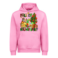 Fuchsia Pink full of holiday spirit Urban Hoodie - AdoDesignShop