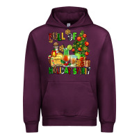 Mauve Wine full of holiday spirit Urban Hoodie - AdoDesignShop