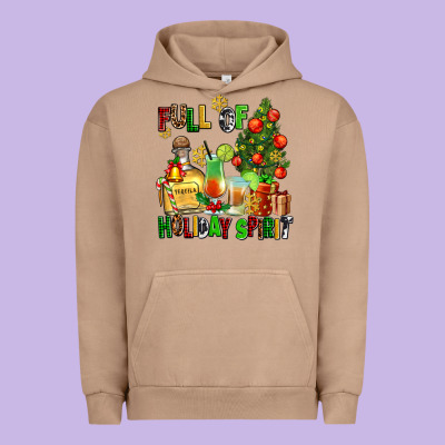Full Of Holiday Spirit Urban Hoodie Designed By Adodesignshop