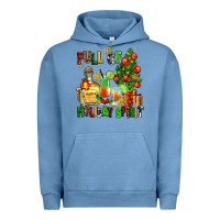 Pigment Pebble Blue full of holiday spirit Urban Hoodie - AdoDesignShop
