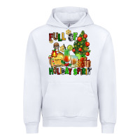 White full of holiday spirit Urban Hoodie - AdoDesignShop