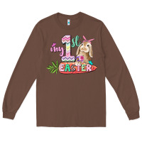 Chestnut My first Easter Day Long Sleeve Tee - CowGirlArtShop