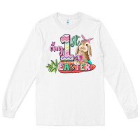 White My first Easter Day Long Sleeve Tee - CowGirlArtShop