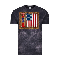 Cloud Black america usa flag tumbler Vintage Tee - TumblerDesignByShophia