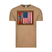 Vintage Coffee america usa flag tumbler Vintage Tee - TumblerDesignByShophia