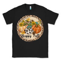 Black Happy Fall Classic Tee - texasbilliewilder