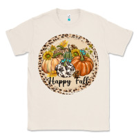 Natural Happy Fall Classic Tee - texasbilliewilder