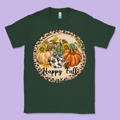 Happy Fall Classic Tee Designed By Texasbilliewilder