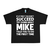 Black mike gift name personalized birthday funny christmas joke Urban Heavy Tee - minhPixels