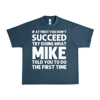 Midnight Navy mike gift name personalized birthday funny christmas joke Urban Heavy Tee - minhPixels
