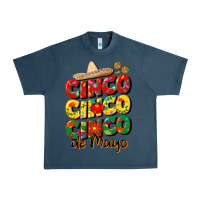 Midnight Navy cinco cinco cinco de mayo Urban Heavy Tee - CowGirlArtShop