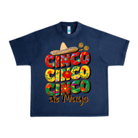 Navy cinco cinco cinco de mayo Urban Heavy Tee - CowGirlArtShop
