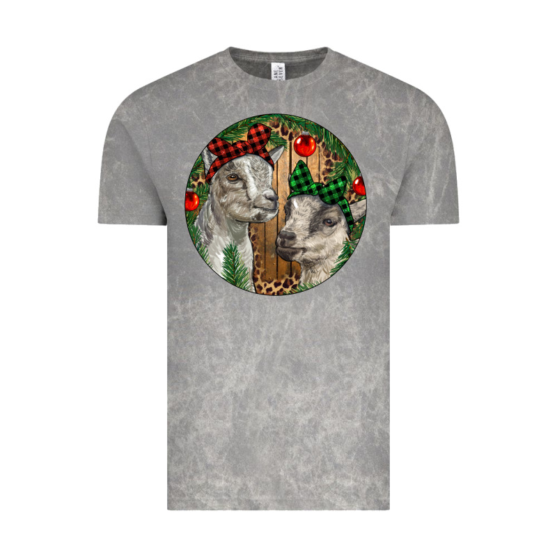 Baby Goats Christmas Vintage Tee by RanaPortraitStore | Teevron