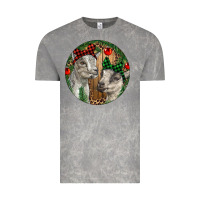 Cloud Rock Baby Goats Christmas Vintage Tee - RanaPortraitStore