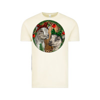 Vintage Arctic Baby Goats Christmas Vintage Tee - RanaPortraitStore
