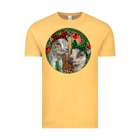 Vintage Mustard Baby Goats Christmas Vintage Tee - RanaPortraitStore