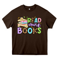 Chocolate Brown read more books Heavy Core Tee - Artiststas