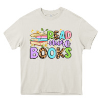 Cream read more books Heavy Core Tee - Artiststas