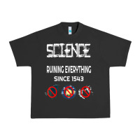 Pigment Black Science Ruining Everything Since 1543 Aliens Urban Heavy Tee - minhPixels