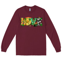 Burgundy Western love St. Patrick's Day p Long Sleeve Tee - CowGirlArtShop