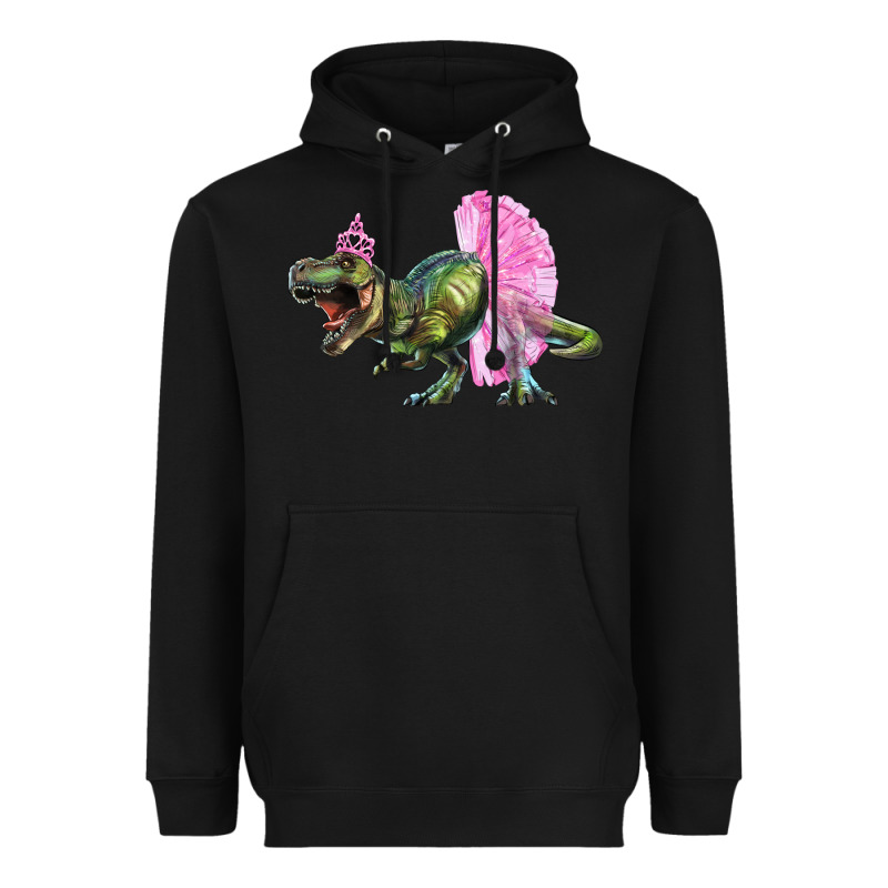 Balerina T Rex Dinosaur With Tutu Heavyweight Hoodie by Artiststas | Teevron