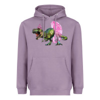 Lavender balerina t rex dinosaur with tutu Heavyweight Hoodie - Artiststas