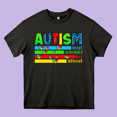 Autism Heavy Core Tee Designed By Artiststas
